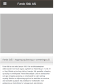 Tablet Screenshot of fordestaal.no